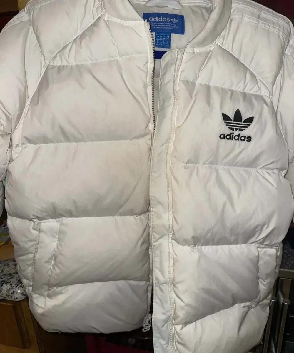 Adidas Originals SST Superstar Down Padded White Bomber Jacket - Picture 2 of 16